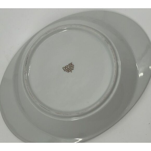 Dansk Fluted White Cafe Augratin Baking Dish Ribbed Shallow Casserole Japan 10” - Picture 5 of 5